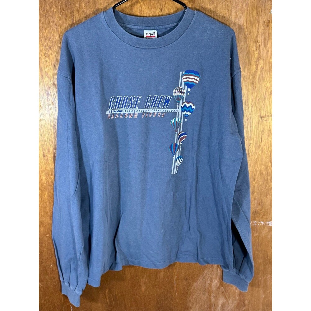 Vintage 1998 Kodak Albuquerque New Mexico Balloon Fiesta Chase Crew Shirt XL